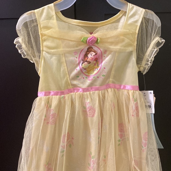 Disney Other - Disney Beauty and The Beast Night Dress Pajamas size 3t Disney Princess Belle